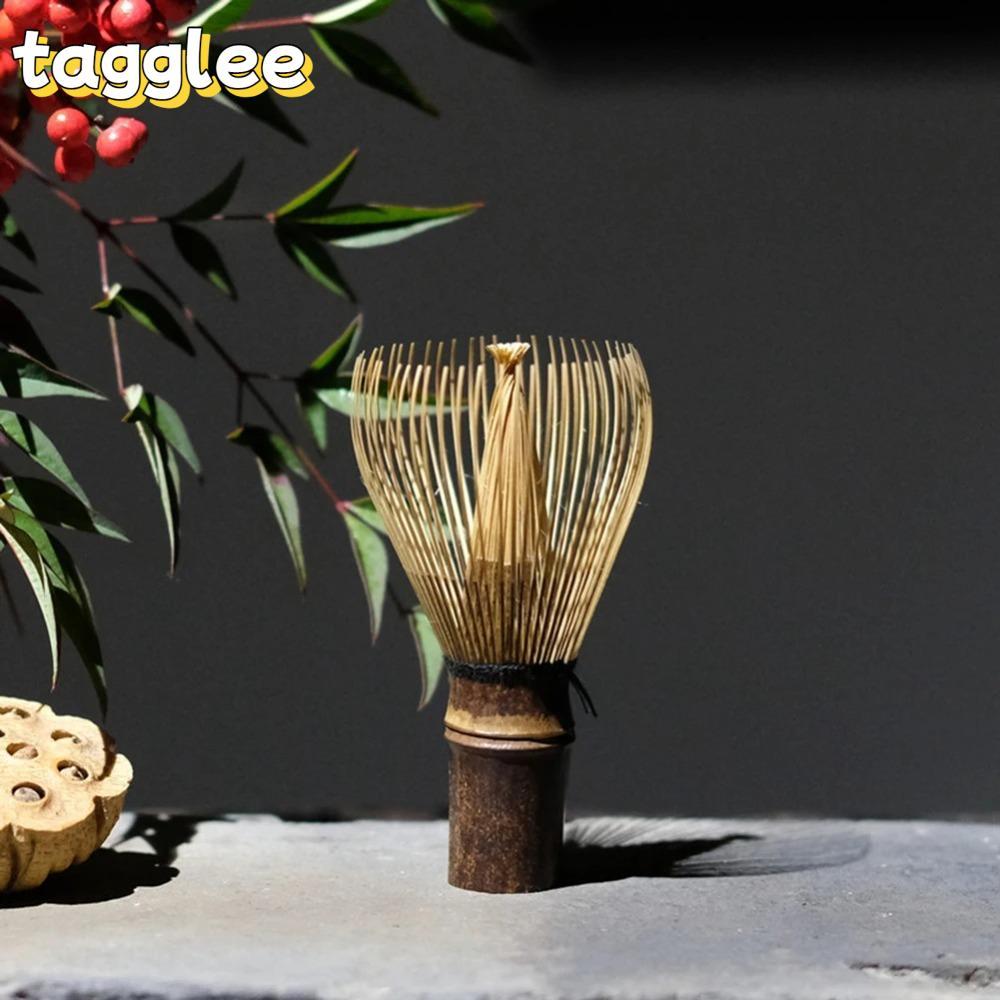 TAGGLEE Matcha Whisk, Bamboo Multifunctional Chasen, ชุดน้ําชาญี่ปุ่นแบบดั้งเดิม, ผงชาเขียวมัทฉะแบบใช้ซ้ําได้ที่ปัด Teaware