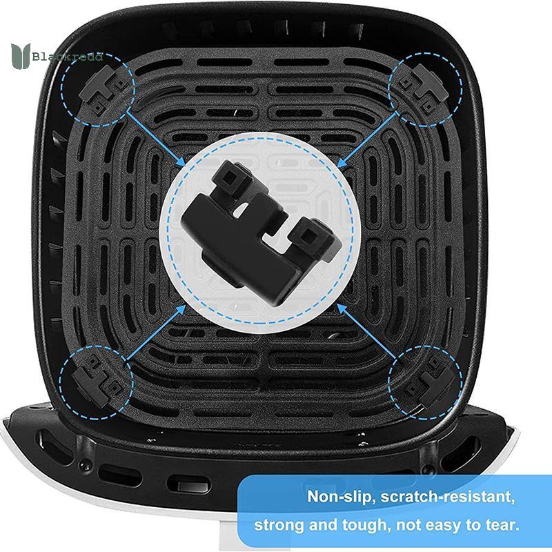 BRED 4PCS Air Fryer ยางกันชน Air Fryer Silicone-Case อะไหล่สําหรับ Instant Vortex Kitchen Gadget ชุด