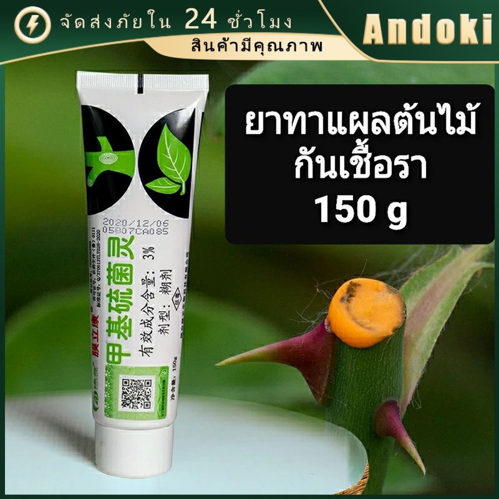 ยาทาแผลต้นไม้ ขนาด150g  สำหรับกิ่งเน่า,กิ่งดำ บอนไซ กุหลาบ แคคตัส ชวนชม ป้องกันเชื้อรา