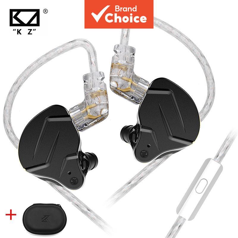 หูฟังอินเอียร์ KZ ZSN Pro X แบบไดร์เวอร์ไฮบริด 1BA+1DD พร้อมกระเป๋าใส่หูฟัง KZ