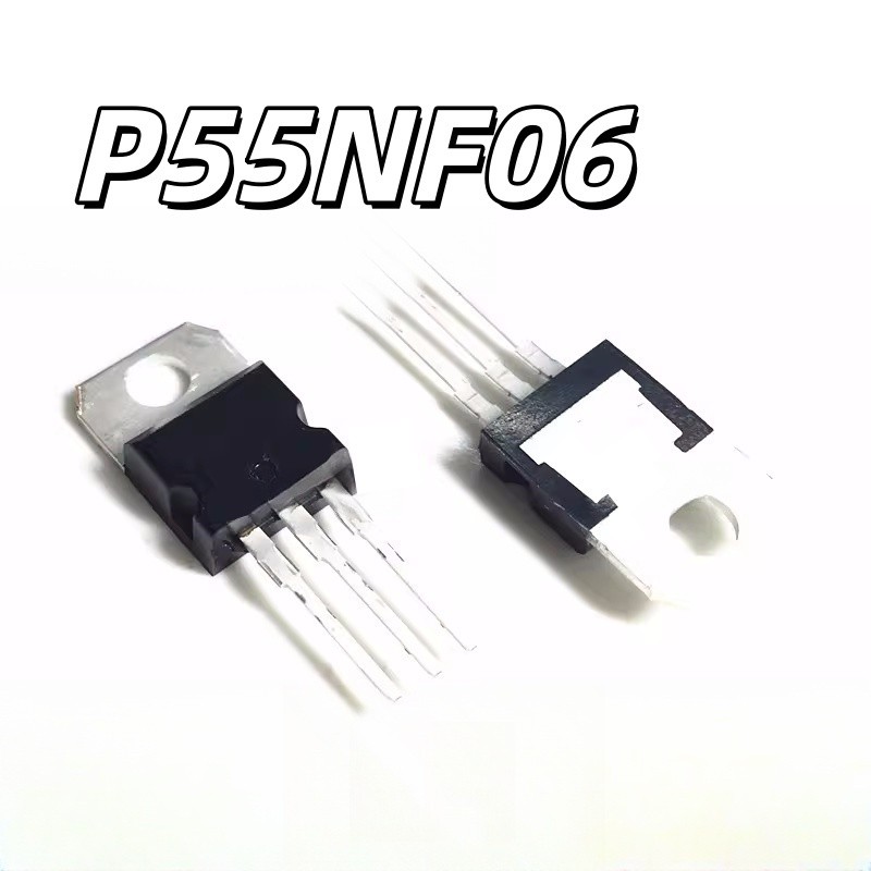 ยี่ห้อใหม่ P55NF06 P55NF06L STP55NF06 50A60V Field Effect Tube TO-220