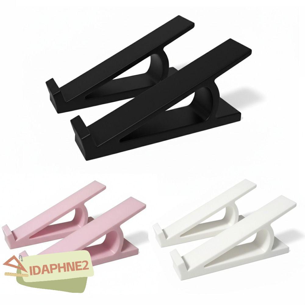 IDAPHNE2 ขาตั้งยกระดับคีย์บอร์ด 1 คู่, อุปกรณ์เสริมแบบพกพาคีย์บอร์ดคอมพิวเตอร์ Riser, ยกคีย์บอร์ดมุมที่วางจอภาพพลาสติก