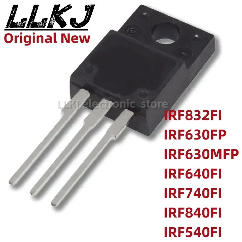 5 ชิ้น IRF832FI IRF630FP IRF630MFP IRF640FI IRF740FI IRF840FI IRF540FI TO-220F Field Effect ทรานซิสเ