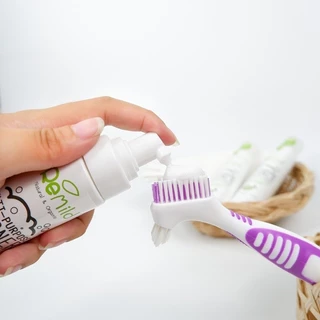 แปรงรีเทนเนอร์ ฟันปลอม จัดฟันใส Remild brush แปรงทำความสะอาดรีเทนเนอร์ แปรงฟันปลอม จำนวน 1 ชิ้น