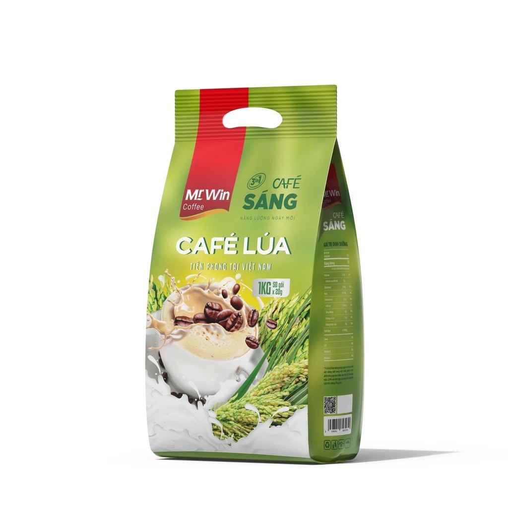 เวียดนาม MrWinCoffee Rich Milk Fragrance Three-in-One Refreshing Anti-Trouble เครื่องดื่มกาแฟสําเร็จ