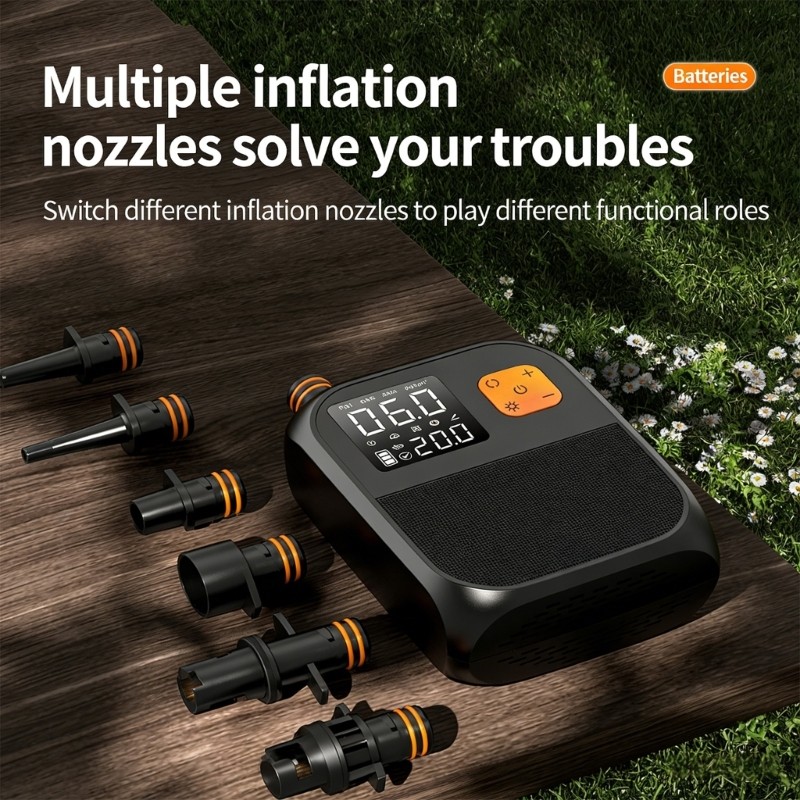 Kiss ชาร์จ 8000mAh Blower สําหรับเกมกระดานเต็นท์กลางแจ้งและอุปกรณ์กิจกรรมทางน้ํา