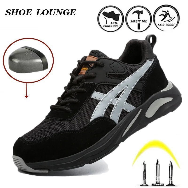 Ready Stock2026 Ultra-Light Safety Shoes Men Women Steel Toe Hiking Shoes Work Welding Shoes Waterproof Safety Shoes Breathable Not Stuffy LJDK JTMR