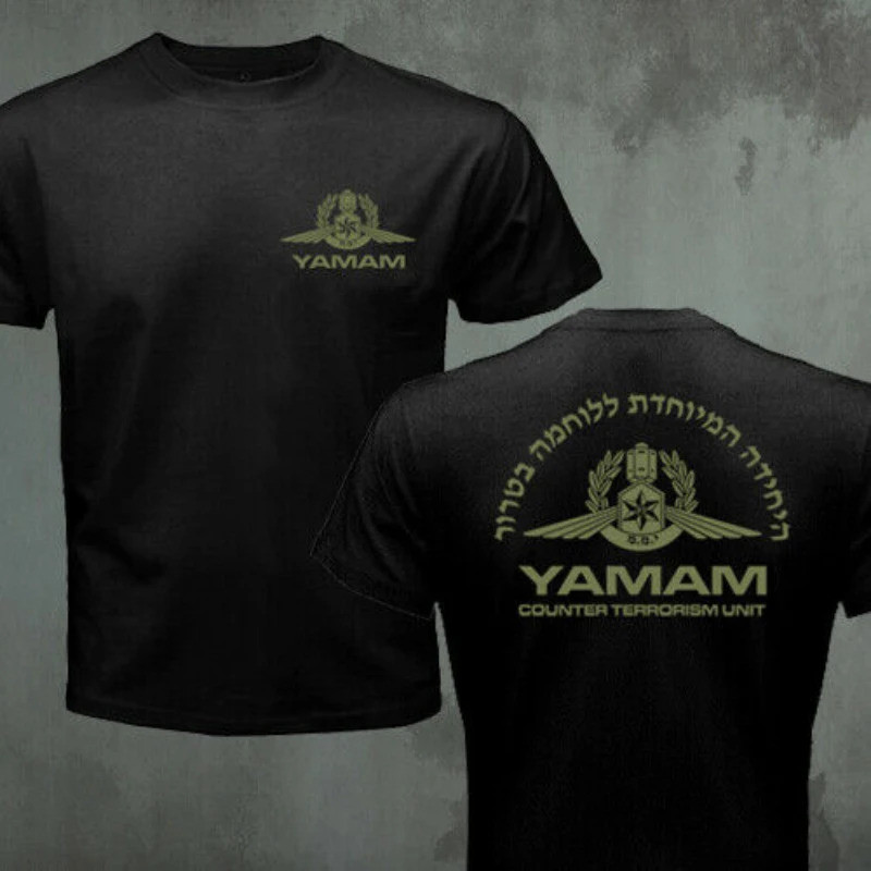 เสื้อยืดคอกลม แฟชั่นทางทหาร YAMAM Counter Terrorism Special Forces หลายสีให้เลือก ยูนิเซ็กซ์ ขนาด S-