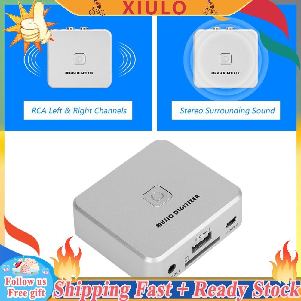 Xiulo Xiulo เครื่องบันทึกเสียงกล่อง 128Kbps เพลง Digitizer CD พร้อม 3.5 มม.และอินพุตสายรองรับ Secure
