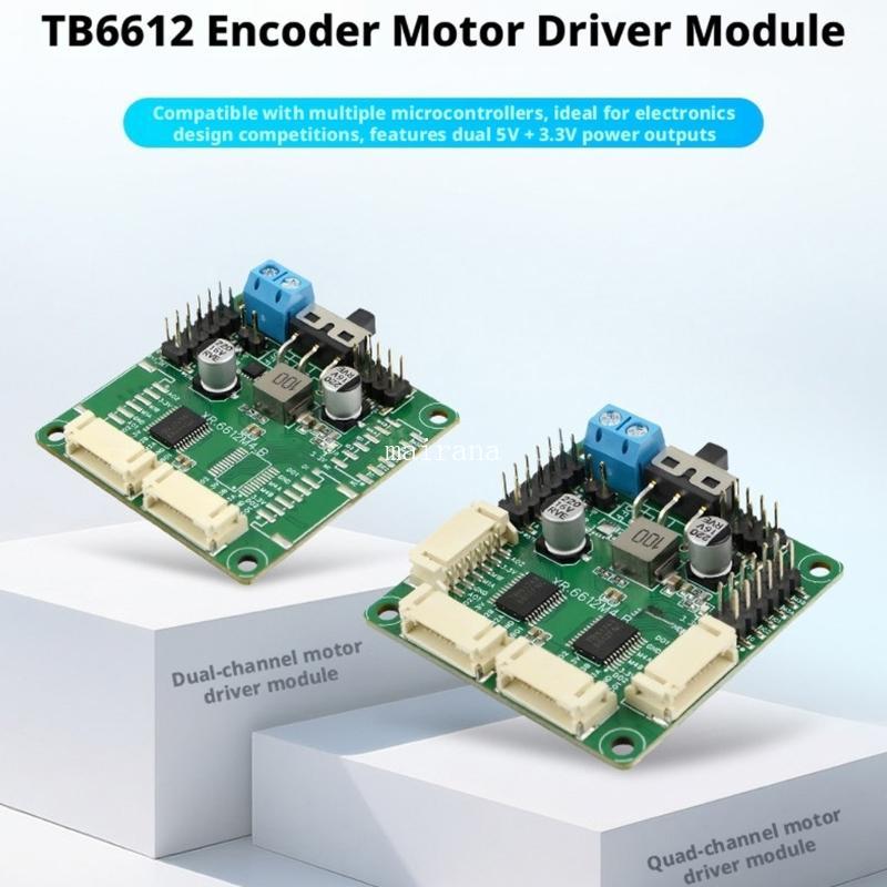 MT Double Channel TB6612 โมดูลไดรฟ์มอเตอร์สําหรับรถยนต์และหุ่นยนต์อัจฉริยะพร้อมการป้องกันกระแสเกิน