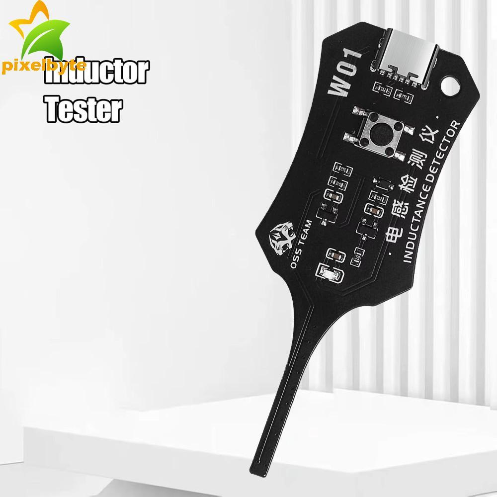 PIXELBYTE เครื่องทดสอบขดลวดเมนบอร์ด, Quick Investigation Strong Stability Inductor เครื่องตรวจจับเครื่องมือ, Type-C แบบพกพา Multi-functional PC Board Repair เครื่องมือส่วนประกอบการตรวจจับความผิดพลาด