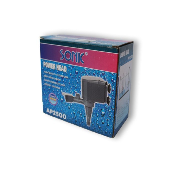 ถูกชัวร์ ถูกจริง sonic AP-2500 ปั้มตู้ปลา ปั้มบ่อปลา ปั้มถังกรอง ปั้มดูดน้ำ ปั้มเปลี่ยนน้ำ