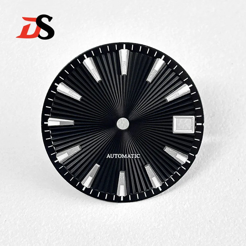 NH35 Dial 28.5 มม.Dial รังสีค็อกเทลไม่มี Lume ดัดแปลงนาฬิกาอุปกรณ์เสริมสําหรับ NH35/NH36 การเคลื่อนไ