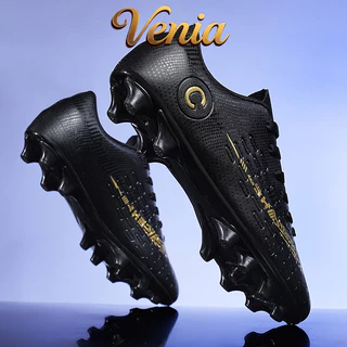 VENIA【จัดส่งภายใน 24 ชั่วโมง บางกอกสปอต】รองเท้าฟุตบอลสตั๊ด ไม่ต้องผูกเชือก รองเท้าฟุตซอลแบบ TF/FG สำหรับผู้ชาย และ