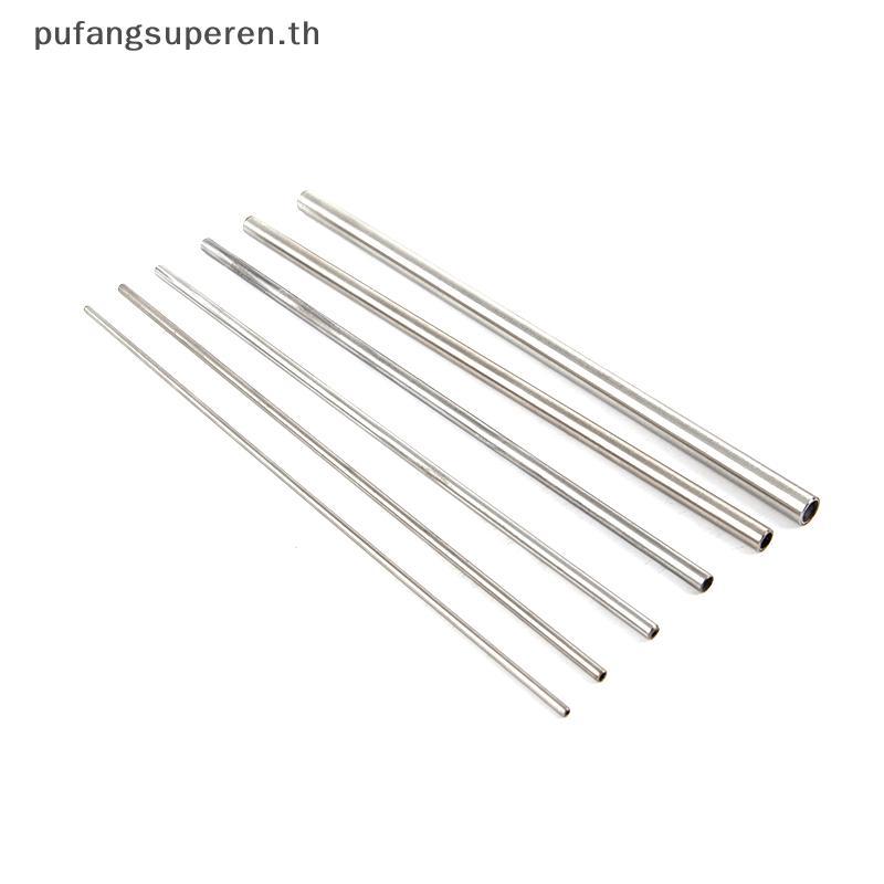 PUREN Silver Round 304 Stainless Steel Capillary Tube Tube 250mm Hollow Circular Tube.