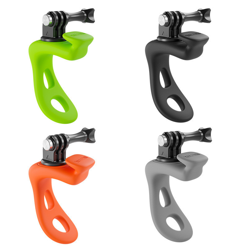 ขายึดยางยืด Q ซิลิโคนกันลื่นสําหรับ DJI Action 6/5/4 GoPro Bike