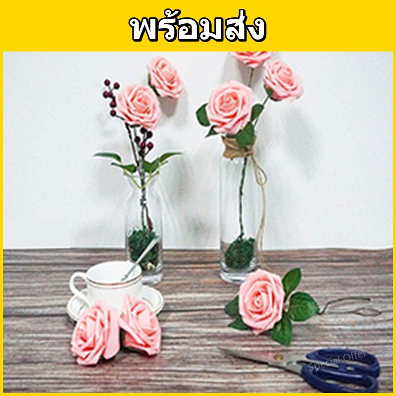 ช่อดอกกุหลาบวาเลนไทน์ ดอกไม้ปลอมคุณภาพสูง สวยงามหรูหรา ของขวัญคู่รักโรแมนติก พร้อมส่งรวดเร็ว