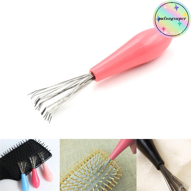 Pufangsuper 1PC Hairb Brush Cleaner เครื่องมือทําความสะอาดกําจัดขน TH
