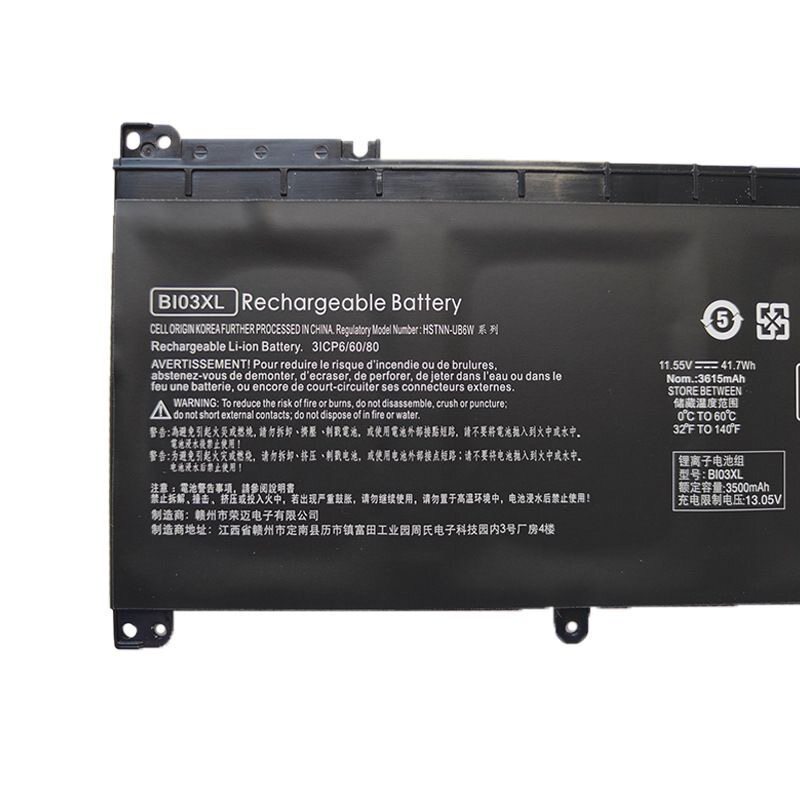 Applicable, HP Pavilion X360 13-U013TU TPN-W118 BI03XL Laptop Battery