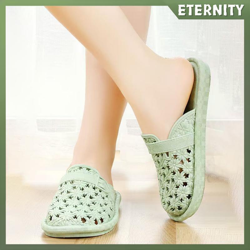 ETERNITY รองเท้าแตะสไตล์เกาหลีสำหรับผู้หญิง สะดวกสบายสำหรับใส่ทั้งในร่มและกลางแจ้งในฤดูร้อน
