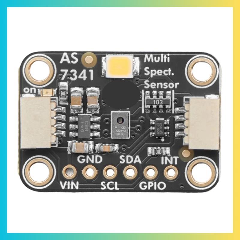 AS7341 บอร์ดแยกเซ็นเซอร์สีอ่อน 10 ช่อง STEMA QT/Qwiic สําหรับ Raspberry Pirumstick.th