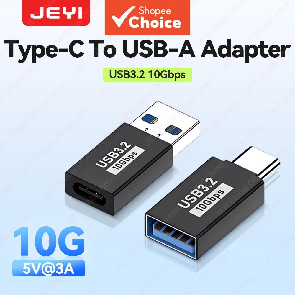 JEYI 5 ชิ้น อะแดปเตอร์แปลงขยาย USB-A เป็น Type-C USB-C เป็น USB 3.2 10Gbps OTG สําหรับแล็ปท็อปพีซี คอนเนคเตอร์แปลงสําหรับ S23 IWatch