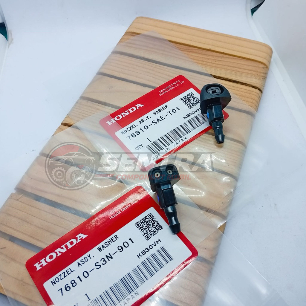 หัวฉีดเครื่องซักผ้าหัวฉีดสเปรย์น้ําปัดน้ําฝนสําหรับ Honda Jazz City Civic Crv Stream Accord Freed Odyssey