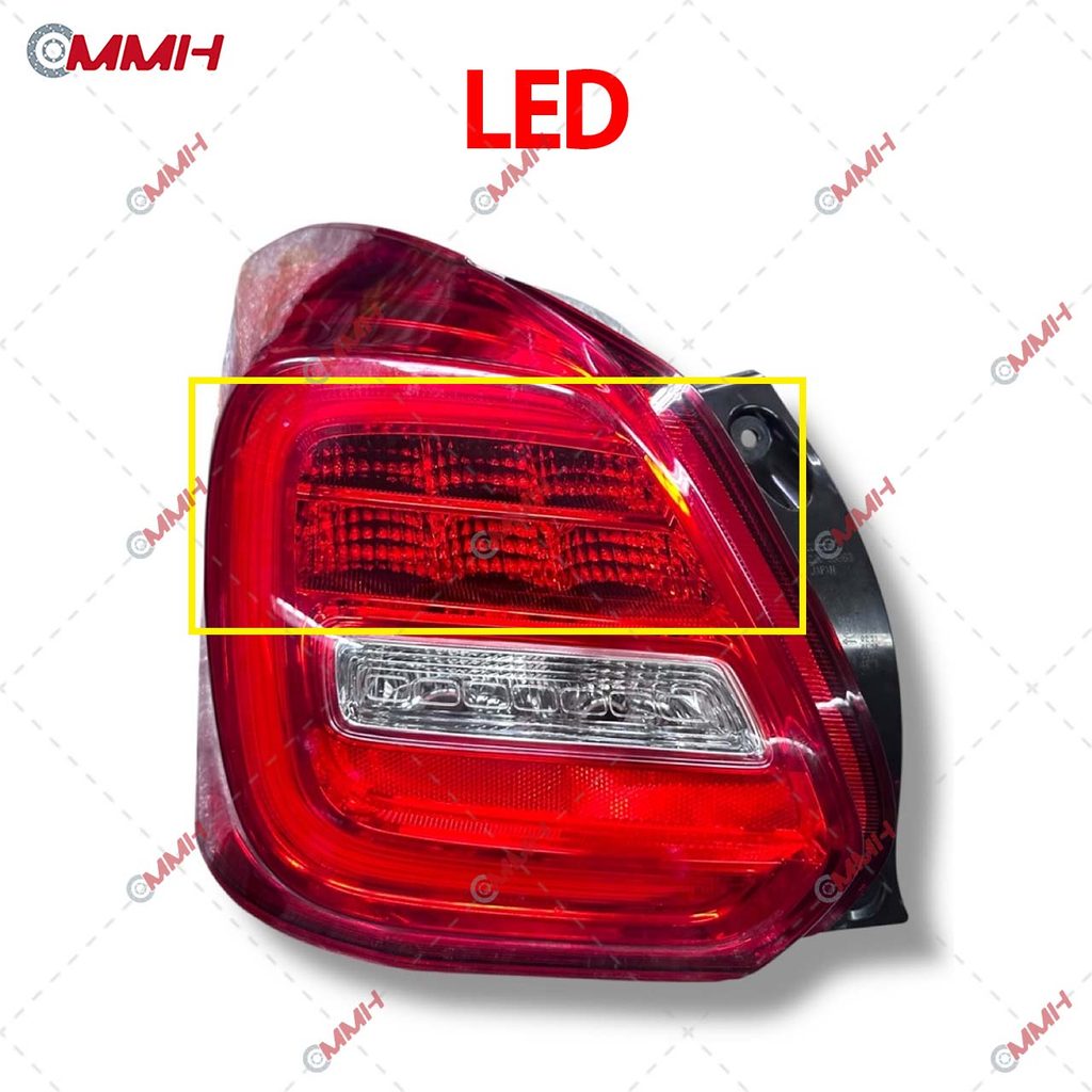 Suzuki dzire swift ไฟท้าย LED 18-22 เสื้อ​ไฟท้าย ไฟท้าย​แต่ง ไฟท้ายไฟเบรค​ ไฟเลี้ยว Taillamp Taillight ไฟท้าย​ พร้อมทับทิม ไฟท้ายกันชนหลังสําหรับ​ ทับทิมในฝาท้ายไฟท้าย ไฟเบรก ไฟสัญญาณเตือน - รูปที่ 3