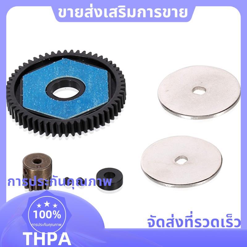 56T Spur Gear 13T เกียร์มอเตอร์เกียร์ชุดสําหรับ 1/10 RC Crawler รถ SCX10 SCX10 II อะไหล่อัพเกรด .pau