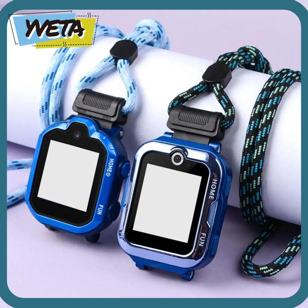 YVETA Phone Watch Lanyard, ปรับความยาวสวมใส่นาฬิกาเด็ก, Universal ทนทานเด็ก Smartwatch Straps สําหรั