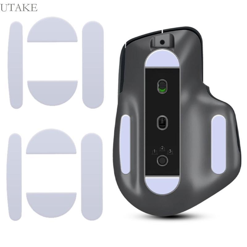 Utake 2Set Mouse Skates Glide Feet Pads Mouse Feet Sticker for MX Master 3 3S Mouse Rounded Curved E