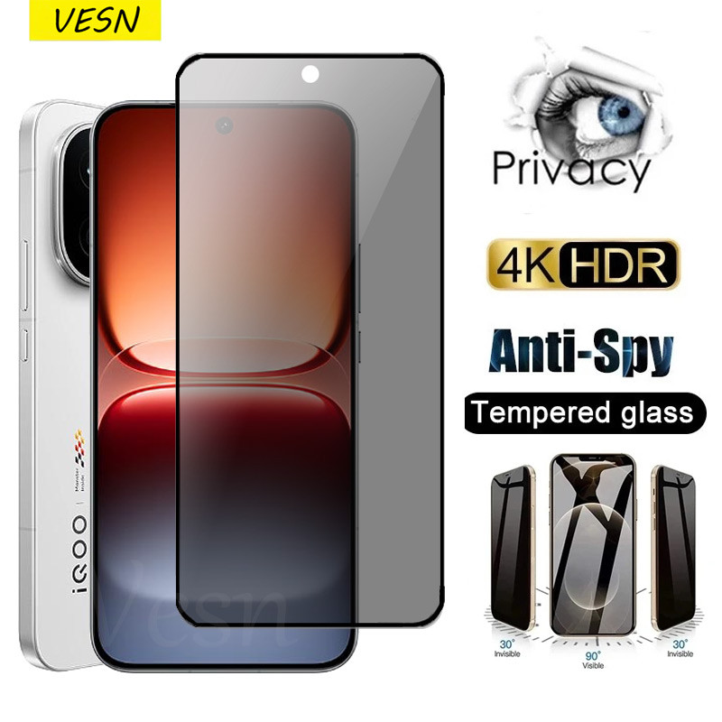 ฟิล์มกระจก เต็มจอ สำหรับ iQOO 15 13 12 Neo 11 11s 9 9s 9T 8 7 6 Z10 Z10x Z10R Z9 Z9x Z8 Z8x Z7x Z6 Turbo+ Pro Lite 4G 5G 2025