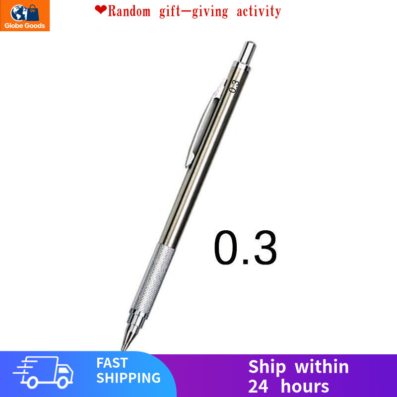 [จํากัดเวลาจัดส่งฟรี] ดินสอโลหะ 0.5/0.7/0.9/1.3/2.0 มม. ดินสอกด ดินสอกด พร้อมส่ง - รูปที่ 3