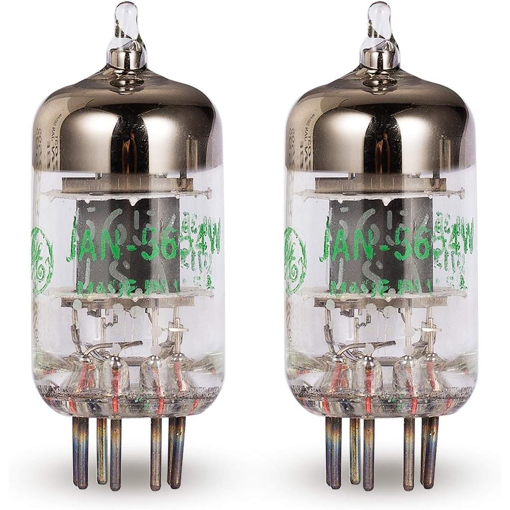 จับคู่คู่ 7-Pin GE JAN 5654W หลอดสูญญากาศอัพเกรดสําหรับ 6AK5 6J1 641 EF95 6J1P