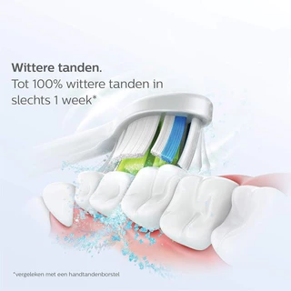 หัวแปรงสีฟันสําหรับ Sonicare W2 Optimal HX6068/10 สีขาว 8 ชิ้น