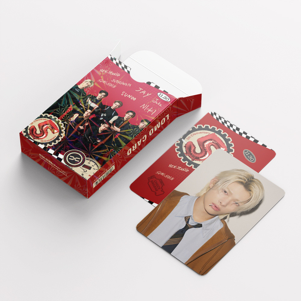 30-96 ชิ้น/กล่อง EN 5th Anniversary การ์ด Lomo YOI DESIRE UNLEASH ROMANCE UNTOLD อัลบั้มสติกเกอร์ Ph