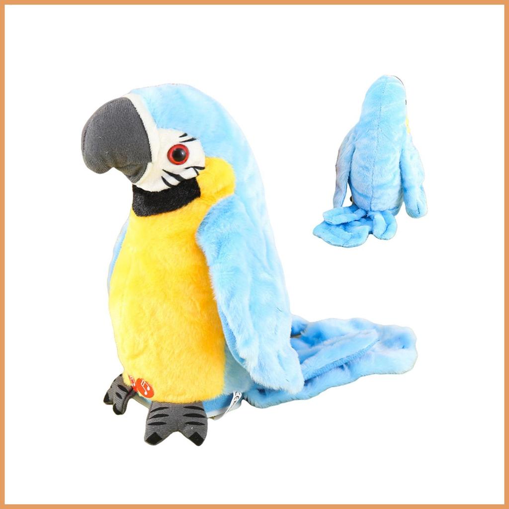 ทําซ้ําของเล่นตุ๊กตาสัตว์ตุ๊กตานกการศึกษา Twerking Sensory Play Parrot สําหรับ Nursery Daycare กลางแ