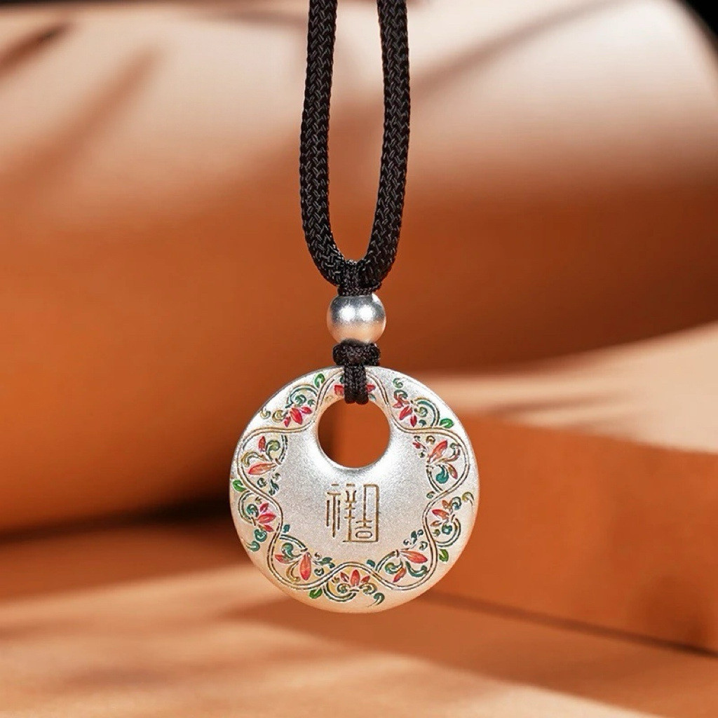 วาดทองเคลือบทังcao สร้อยคอดีไซน์ปลอดภัยสำหรับทั้งผู้ชายและผู้หญิง เครื่องประดับเสริมลุค