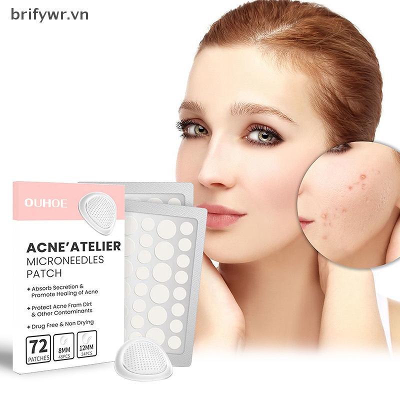 Brifywr 72 ชิ้น Pimple Patch ที่มองไม่เห็น Skin Care สติกเกอร์คอนซีลเลอร์ Face Spot เครื่องมือแต่งหน