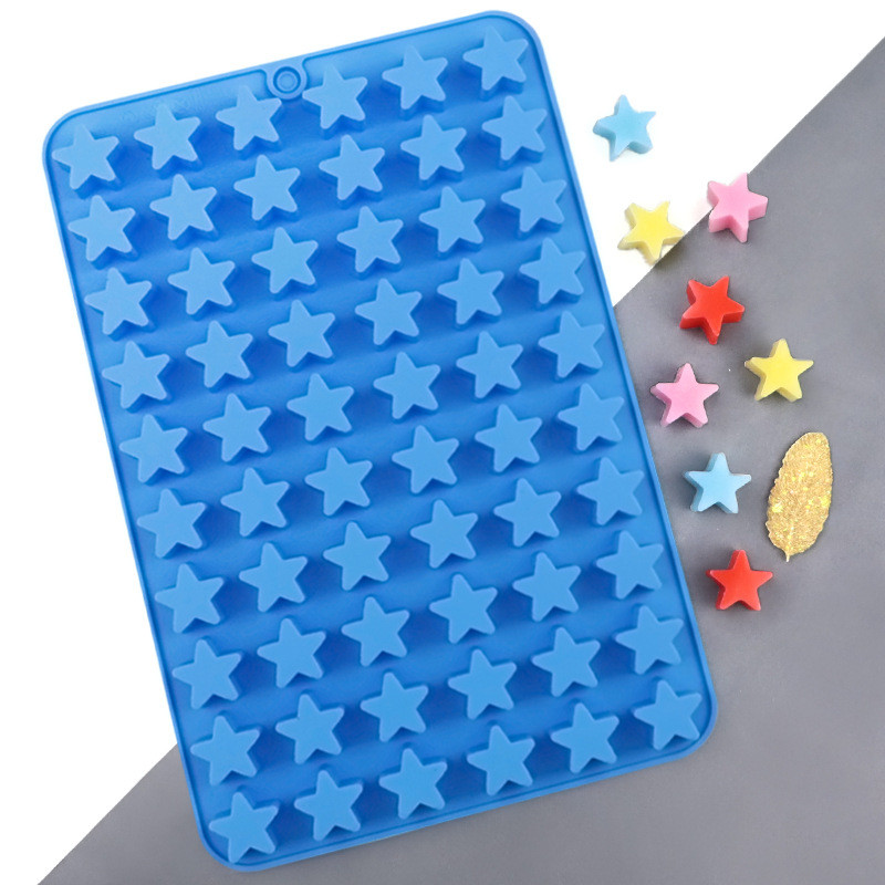 Multivity บิสกิตเบเกอรี่แม่พิมพ์ซิลิโคน DIY Heart Star ช็อกโกแลต Jelly Candy ทําขนม Maker Ice Cube ถาดของขวัญ