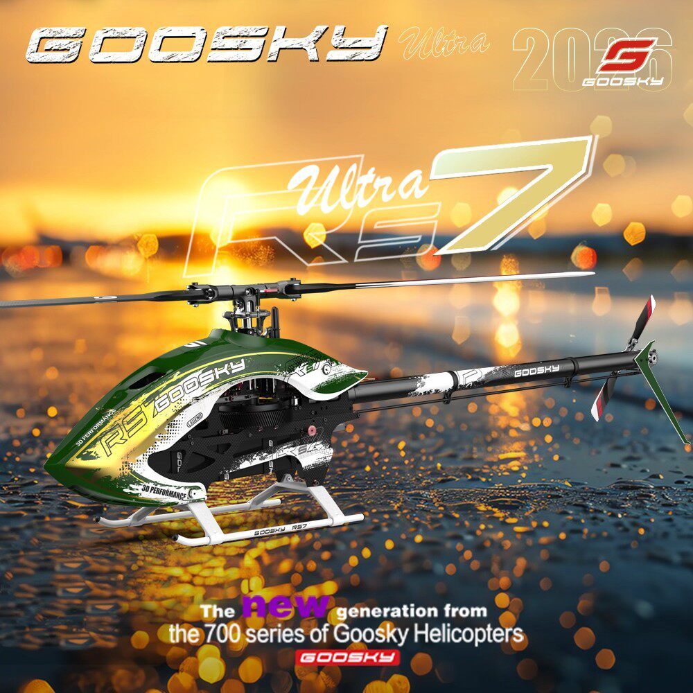 GOOSKY RS7 Ultra-700 Class Model Aircraft 3D Special Effects Helicopter BAF040007