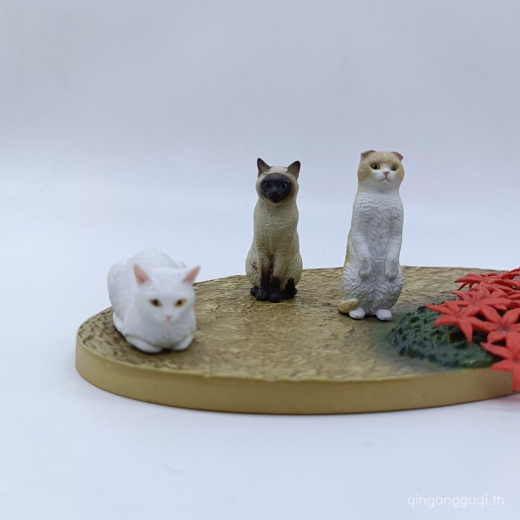 ของแท้สินค้าจํานวนมาก BANDAI Cat Armed Mecha Cat ประกอบ Lunch Break ตุ๊กตาลูกแมวเดสก์ท็อปตกแต่ง