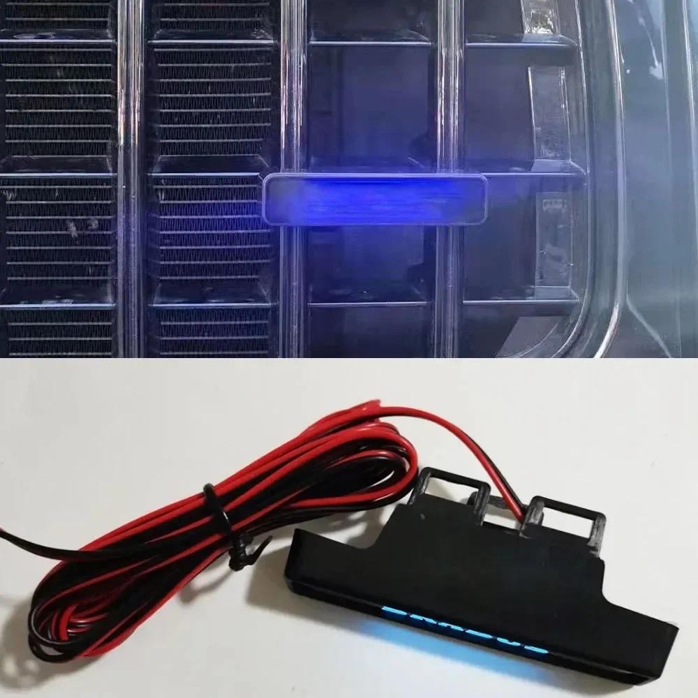 Blue Grille Badge สําหรับ Brabus โลโก้ LED Brabus ย่าง G Class G800 Grille โคมไฟสําหรับ Mercedes W46