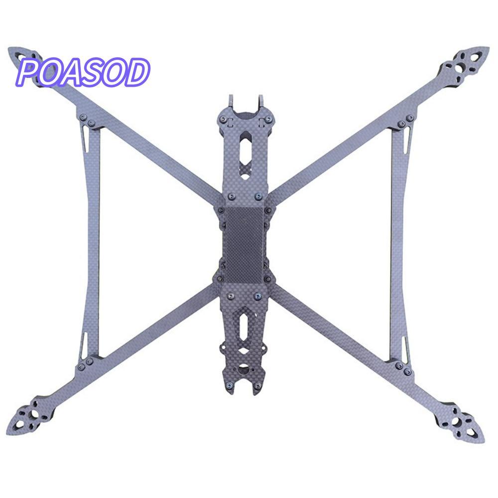 MAYSHOW Racing Drone กรอบ,คาร์บอนไฟเบอร์สีเทา Drone กรอบชุด, 376/387/427 มม.ฐานล้อ 8/9/10 นิ้ว H-Typ