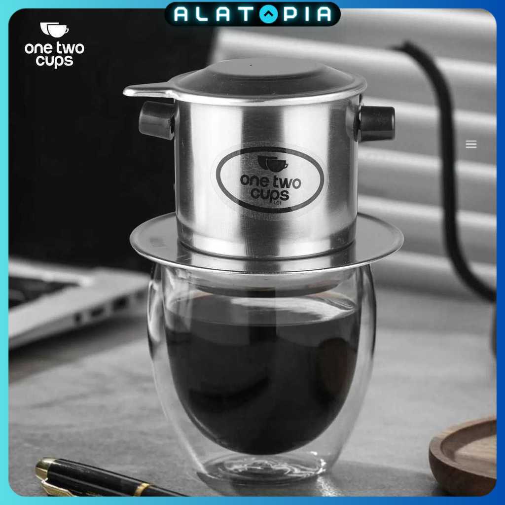 One Two Cups Vietnam Drip Coffee Filter Pot 120ml 7Q - ON-7Q