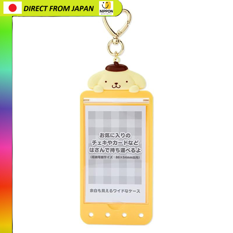 【From Japan】
Sanrio Pompompurin Custom Card Holder Mai Pachi Run Series Model 208558 Perfect for org