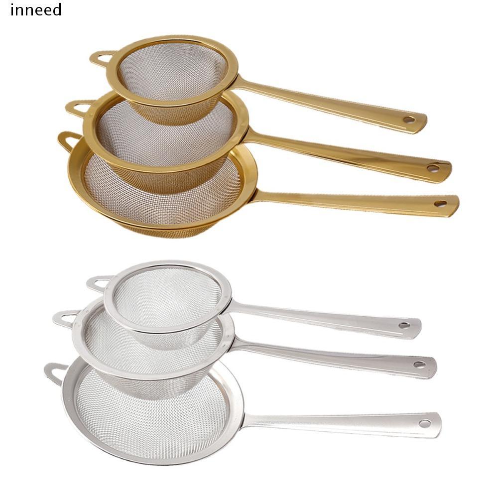 INNEED Matcha Sifter, Rust-Proof Very Fine Mesh Strainer, สแตนเลสขนาดเล็กทําความสะอาดง่ายอาหาร Sifters สําหรับห้องครัว