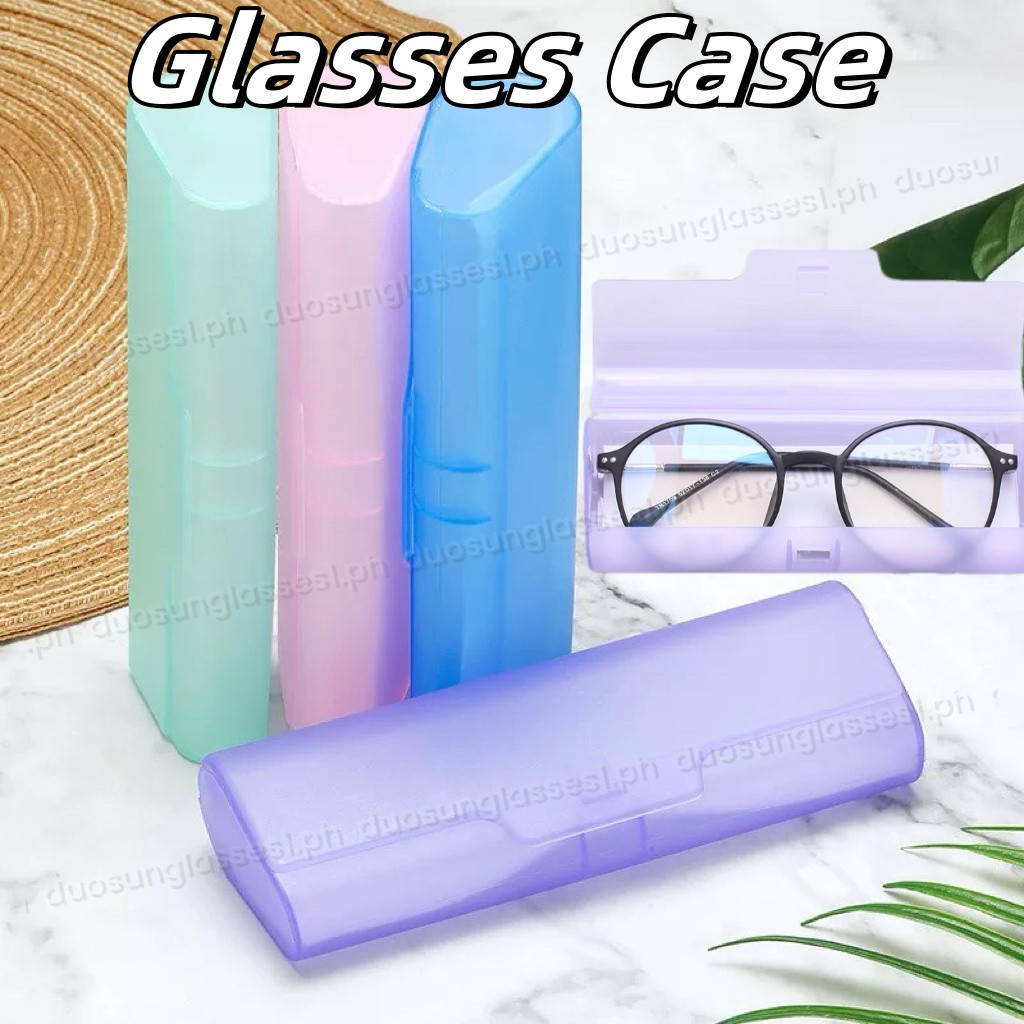 1 Ps แว่นตาสี่เหลี่ยมผืนผ้าพลาสติก Frosted แบบพกพาเหมาะสําหรับสายตาสั้นแว่นตาแว่นตากันแดดแว่นตาอ่านห