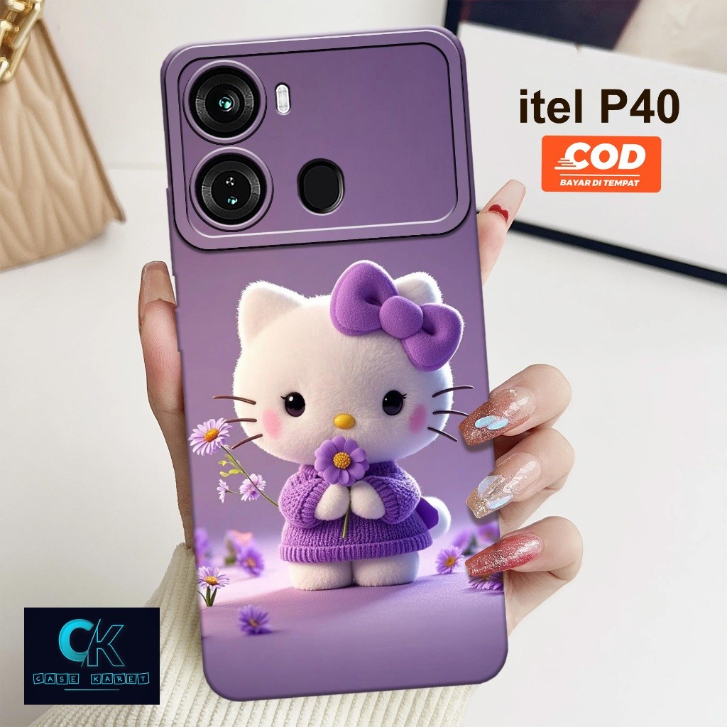 เคส HP ล่าสุด Itel P40 - เคสแฟชั่นลายการ์ตูนน่ารัก - เคสยาง - เคสโทรศัพท์ Itel P40 ล่าสุด - เคส Itel