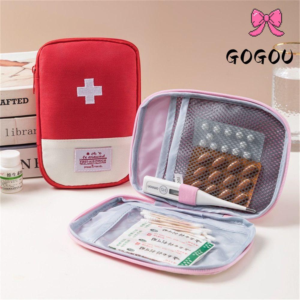 GOGOU ถุงยาถุงเก็บยายาแบบพกพาขนาดเล็กในครัวเรือน